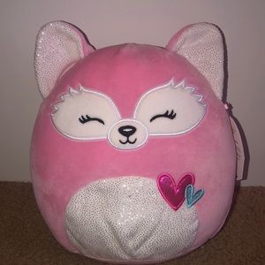 Kellytoy Squishmallow Valentines Fox Flora